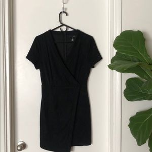 Black “wrap” dress